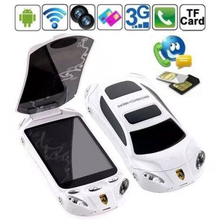 Ferrari Android 4.0 Touch Screen Smart Phone, 3G, Dual Sim, Camera, Wi-Fi, Bluetooth, TF Card etc..