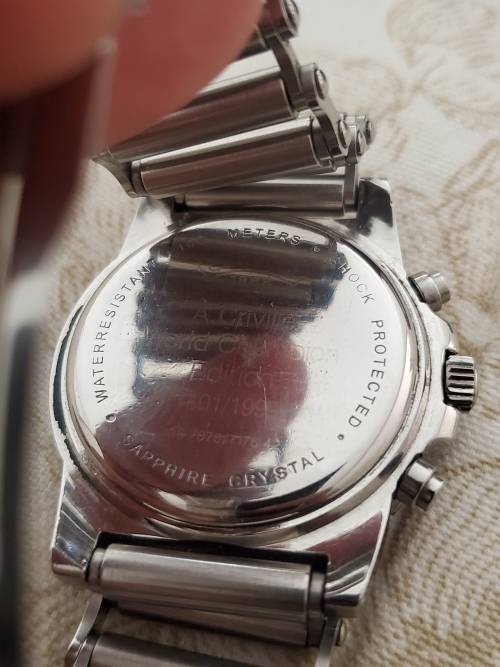 CERTINA. TOGETHER WITH FITTED BOX AND PAPERS Alex Criville, World Champion Edition, No.1101/1999