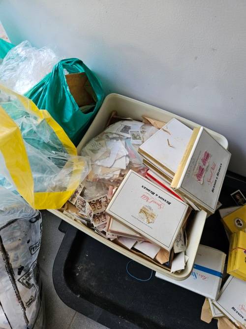 Large stamp collection