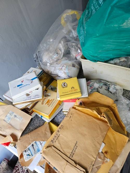Large stamp collection