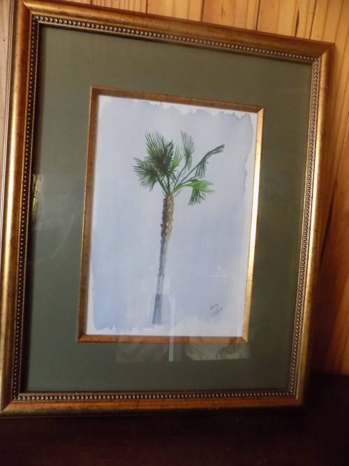 Simply but Striking Water Colour Painting in Stunning Frame with Glass