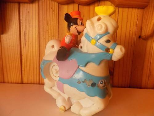 Vintage Walt Disney Productions Mickey on Musical Horse