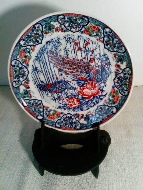 Hand Decorated Yamaguchi Imperial Imari - Limited Collectors Series Dish with Stand