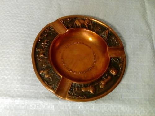 Old Kruger National Park/Nasionale Krugerwildtuin Copper Ashtray