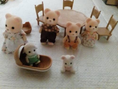 Some Collectable Epoch Doll House Figurines & Few Accessories