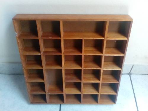Nice Size Plywood Printer's Tray for Ornaments - Size 37cm x 37cm x 5cm (Ref 421)