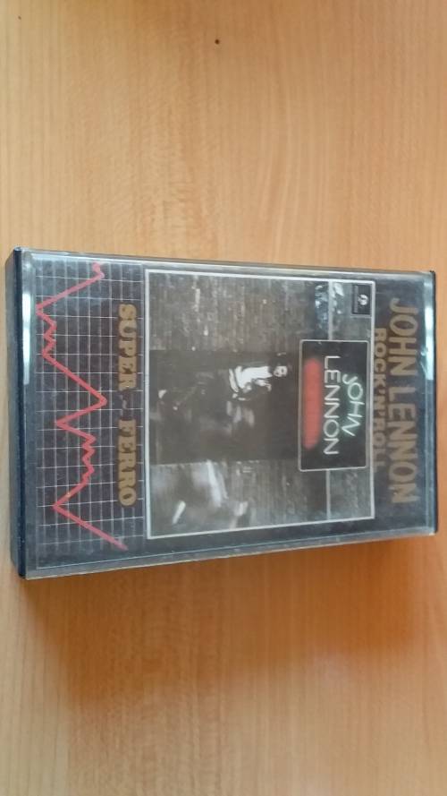John Lennon Rock'n'Roll Cassette Tape - EMI 1975 - Made in Belgium