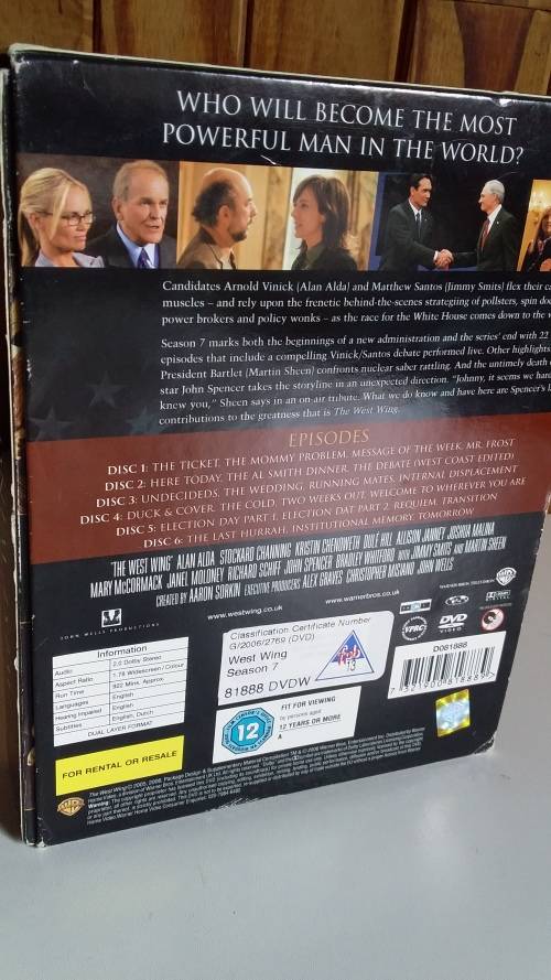The West Wing - The Complete Seventh Season