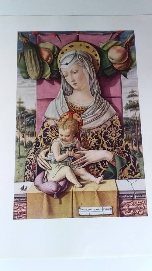Virgin and Child - C. Crivelli (1430? - 1493?) Plate
