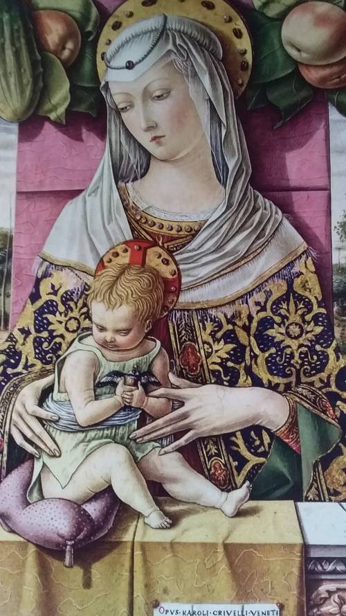 Virgin and Child - C. Crivelli (1430? - 1493?) Plate