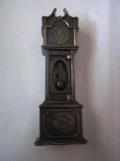 Printer's Tray Miniature Ornament - Grandfather Clock Sharpener 9cm