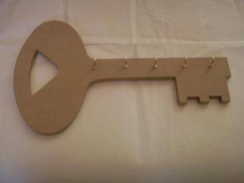 Crafter's Key with Hooks for Painting or Decoupage - 30cm