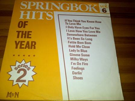 Springbok Hits of the Year Series 2 Vol 6 Vinyl LP