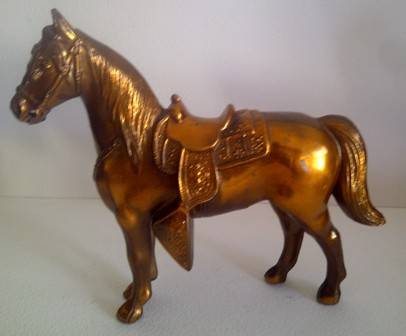 Stunning Detailed Metal Horse - Repaired (Postage R35)
