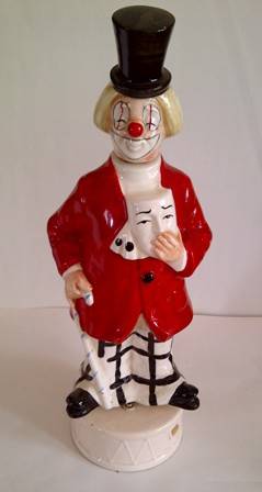 Rotating Musical Clown Decanter