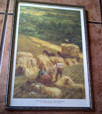Print of Harvest Time by George Vicat Cole (1833 - 1893)