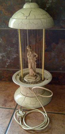 Large Metal Oil & Light Italian Design Feature