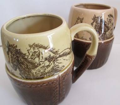 Two Original TIVOLI Beer Mugs