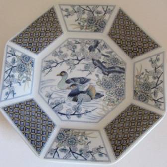 Exquisite Japanese Hexagonal Plate