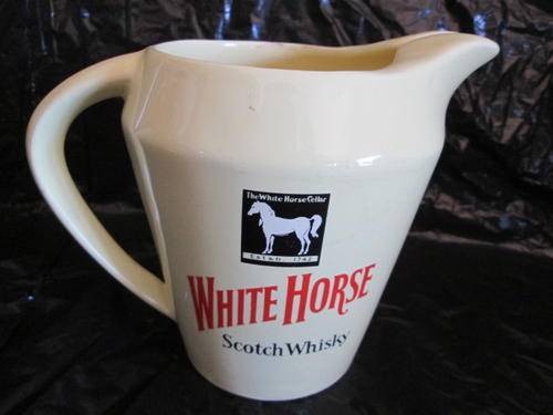 Wade Engalnd White Horse Whiskey Jug - Slight Nick