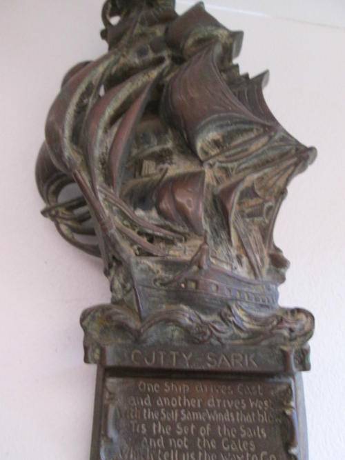 Exquisite  Vinatge Cutty Sark Ship Brass Door Knocker - Made in England