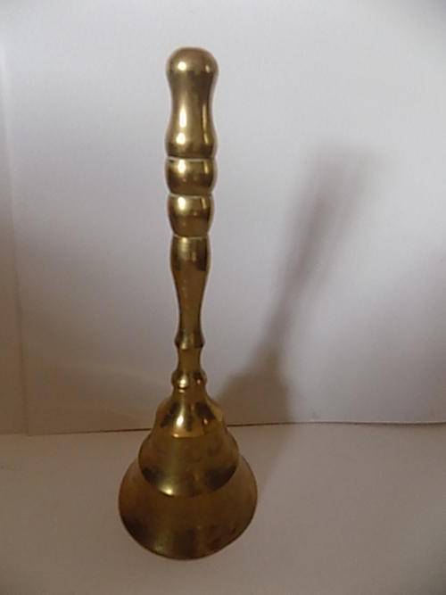 Tall Decorative Brass Bell