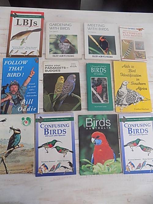 11 x Bird Books & One About Butterflies - All for One Bid