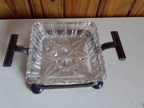 EPNS England Stand with Cutglass Bowl