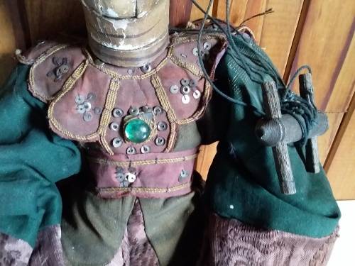 Very Old Large Wooden Handcarved Marionet