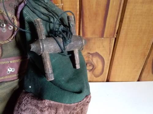 Very Old Large Wooden Handcarved Marionet