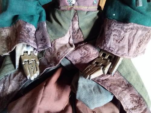 Very Old Large Wooden Handcarved Marionet