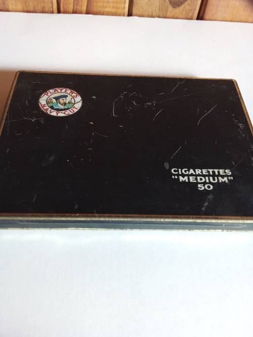 Vintage Players Navy Cut Cigarette Tin