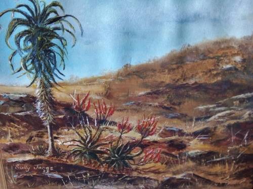 Old Landscape Oil Painting by South African Artist