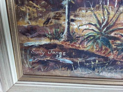 Old Landscape Oil Painting by South African Artist