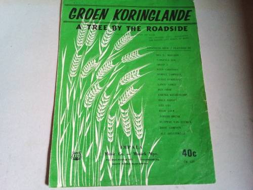 1968 Music Sheet - Groen Koringlande