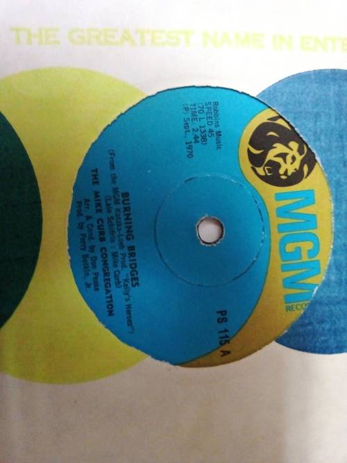 The Mike Curb Congregation 7 Singel 1970