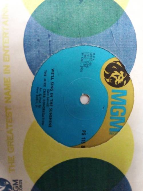 The Mike Curb Congregation 7 Singel 1970