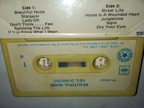 1983 Neil Diamond Beautiful Noise Cassette Tape