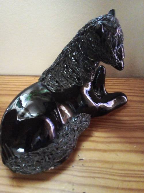 Nice Size Glazed Ceramic Sheffield Pony Ornament