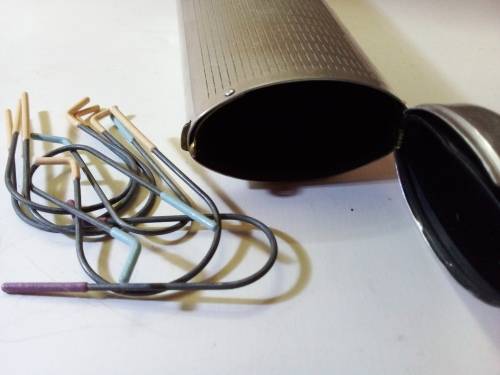 Vintage Optoplast Tin with Vintage Clamps