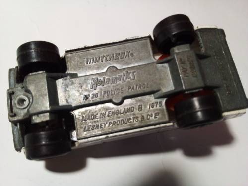 1975 Matchbox Rolamatics No 20 Police Patrol