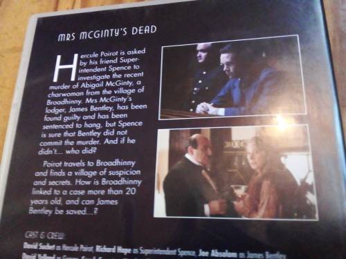 Agatha Christie Movie Mrs McGinty`s Dead DVD