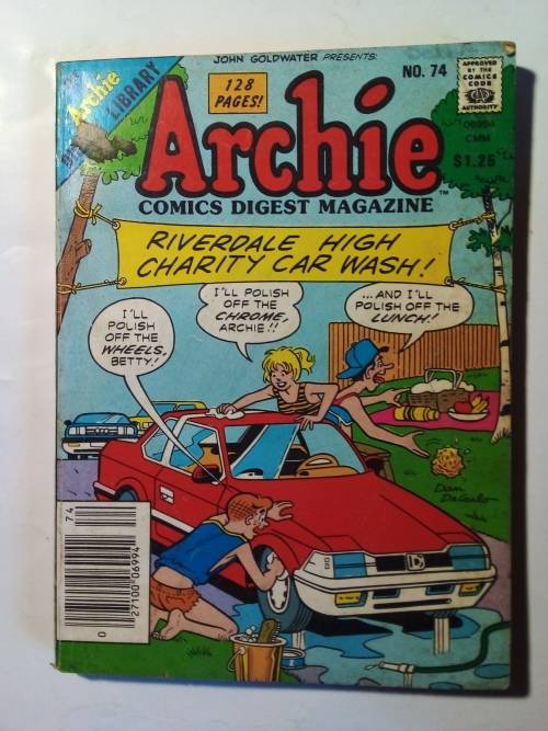 Archie Digest Comic No 74 1985