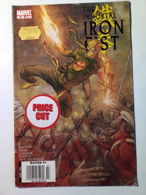 Marvel The Immortal Iron Fist No 15 Comic
