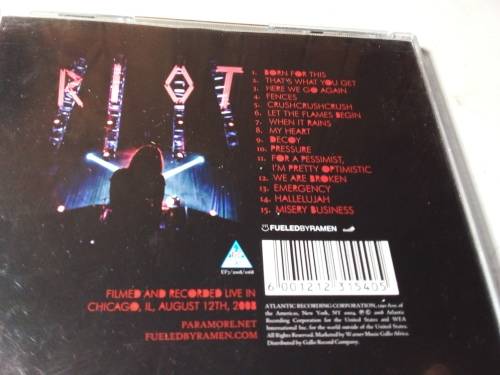 Paramore - The Final Riot CD and DVD