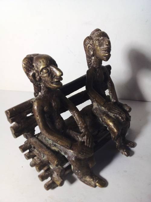 Small West African Bronze/Brass Sculpture