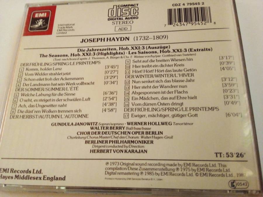 Herbert Von Karajan Classic CD