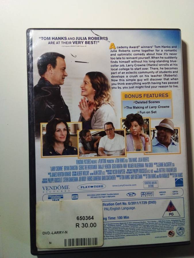 Larry Crowne DVD Movie