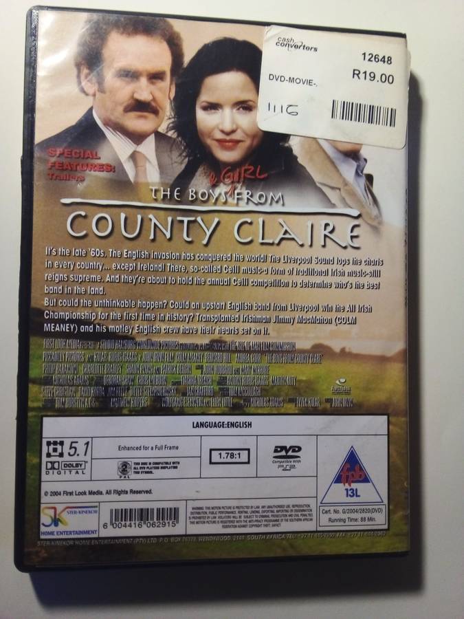 The Boys & Girl from County Claire DVD Movie