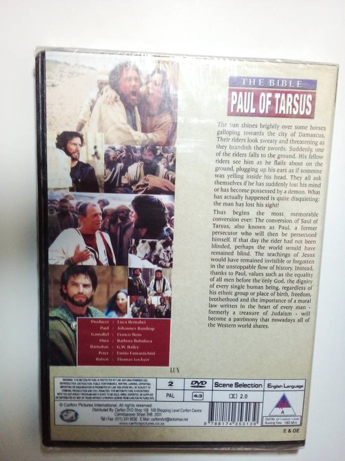 Sealed Paul of Tarsus DVD Movie